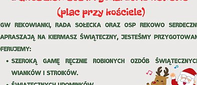 Kiermasz świąteczny charytatywny w Rekowie-556