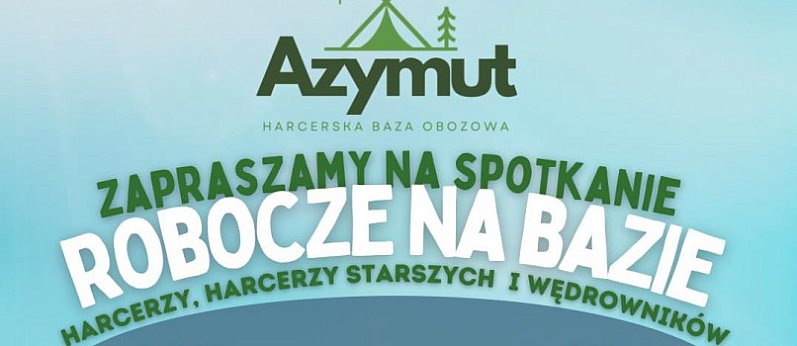 Rekowo - porządkowanie bazy harcerskiej