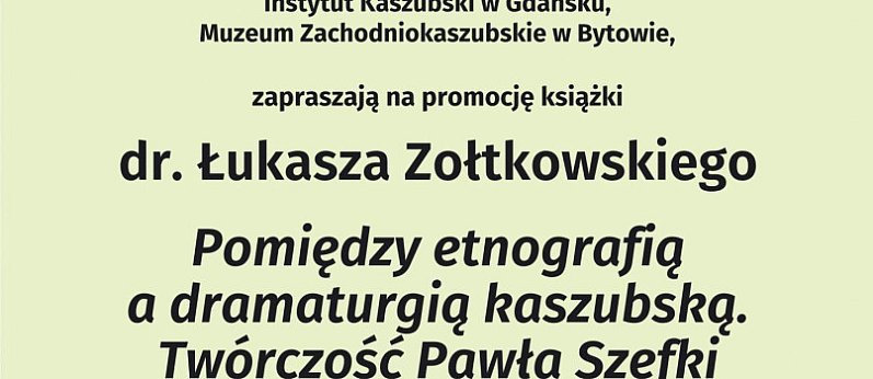 Promocja książki dra Łukasza Zołtkowskiego