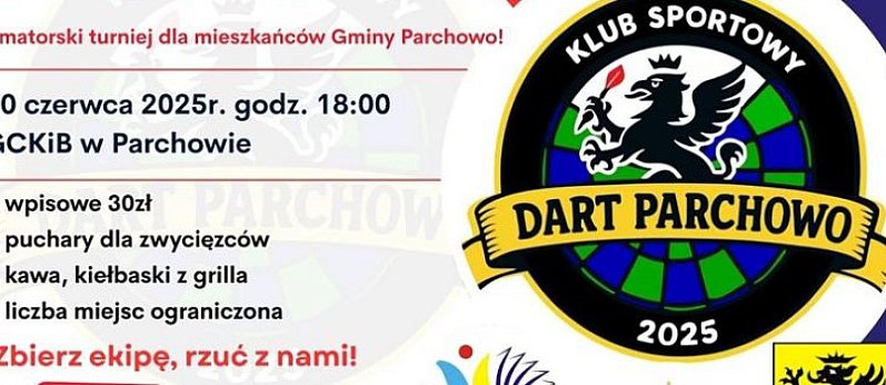 TURNIEJ DARTA DLA MIESZKAŃCÓW GMINY PARCHOWO
