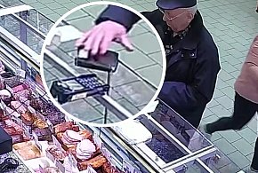 ZŁODZIEJ z lady sklepowej – policja publikuje NAGRANIE-19513