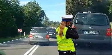 SZALONA JAZDA pirata drogowego w Volkswagenie-19915