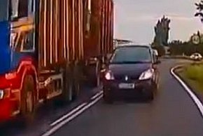 O krok od tragedii na DK-20. Sprawą zajmuje się policja [VIDEO]-20212