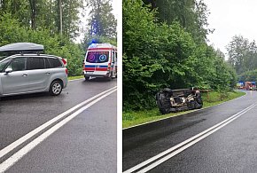 SERIA kolizji, wypadków i dachowań. Mocne uderzenia i szybkie mandaty-20540