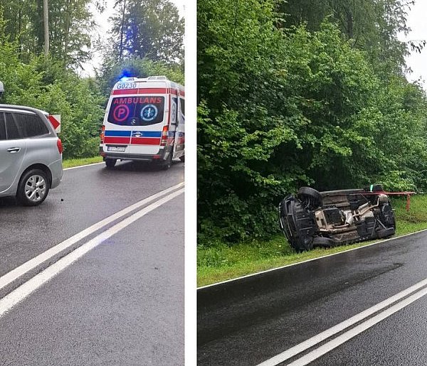 SERIA kolizji, wypadków i dachowań. Mocne uderzenia i szybkie mandaty-20540