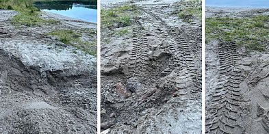 Nierozgarnięty WANDAL na quadzie ZNISZCZYŁ plażę-20616