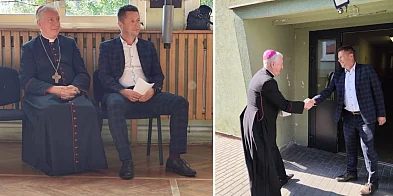 Biskup z wizytą u dyrektora Ścigały-21042