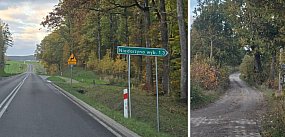 OBWODNICA Garbicza. Z asfaltu w bok i dalej przez las
