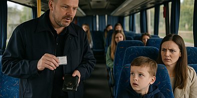 KONTROLA w szkolnym autobusie, DZIECI PRZERAŻONE-21603