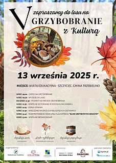 Grzybobranie z kulturą w Trzebielinie
