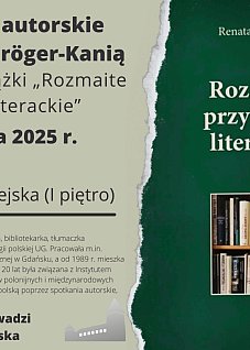 Spotkanie autorskie z Renatą Gröger-Kanią