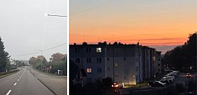 W Bytowie po zmroku nastała jasność