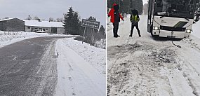 Lodowa PUŁAPKA w powiecie bytowskim