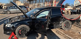 Zderzenie dwóch aut w Parchowie