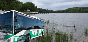 BYCIOBUSEM nad jezioro Jeleń. Wakacyjna linia nr 5