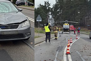 POTRĄCENIE dwóch nastolatek w Lipnicy! Lądował ŚMIGŁOWIEC LPR!-21932