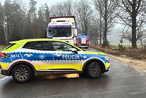 ŚMIERTELNE POTRĄCENIE. Pieszy zginął pod kołami samochodu ciężarowego-22533