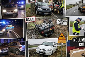 Kolumbijskie KOLIZJE bez prawa jazdy, pijani i RANNI-22605