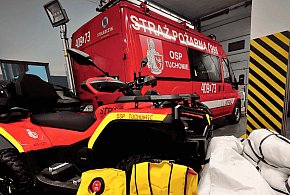 WSPARCIE dla strażaków i przyrody w Tuchomiu. Nowy sprzęt