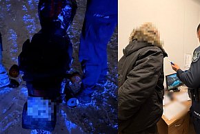 Na oczach policjantów wjechał w śnieżną zaspę. Miał promil w organizmie!