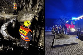 Plama ropy na Kamienicy w Tuchomiu. Strażacy rozstawili zapory na rzece