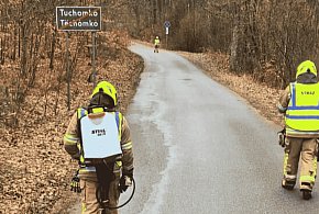 Plama ropopochodna na krajowej „dwudziestce”. Strażacy wyjeżdżali DWA RAZY