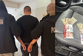 Bytów: Zatrzymany duet wprowadzający do obrotu fałszywe banknoty [VIDEO]