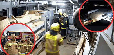 8 minut do wyjazdu, 10 minut do akcji. Strażacy uratowali zakład MILONI w Strudze