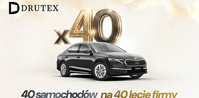 40 samochodów na 40-lecie – Drutex rozkręca wielką rywalizację!