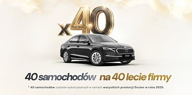 40 samochodów na 40-lecie – Drutex rozkręca wielką rywalizację!
