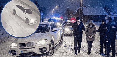 Brawurowa akcja w Czarnej Dąbrówce! Złodziejka luksusowego BMW wpadła na blokadzie