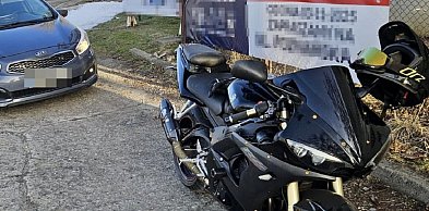 Motocyklista z bytowskiego bez uprawnień. Jednoślad trafił na parking!