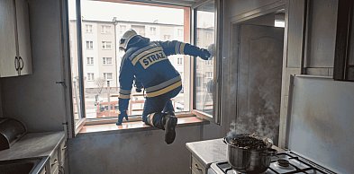 Spaghetti thriller w Bytowie. Nietypowa interwencja strażaków