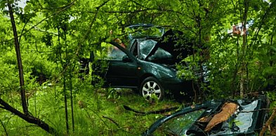 TRAGEDIA pod Kołczygłowami. Samochód wpadł do rowu - nie żyje mężczyzna!