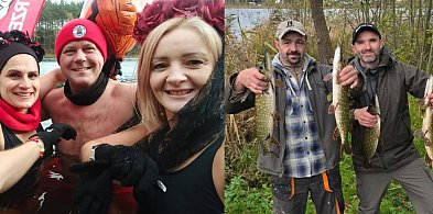Jedni łowili ryby, drudzy hartowali ciało! Aktywna niedziela w Trzebielinie-21689