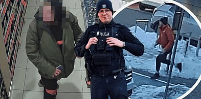 St. posterunkowy Patryk Nowicki ZATRZYMAŁ złodzieja whisky