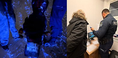 Na oczach policjantów wjechał w śnieżną zaspę. Miał promil w organizmie!