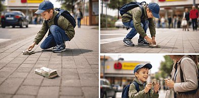 PLIK banknotów znaleziony przy ul. Gdańskiej. Kto zgubił gotówkę?