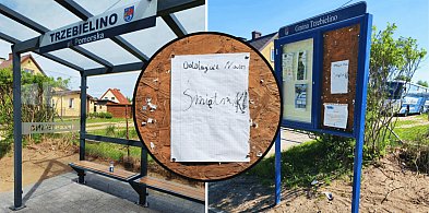 Były nowe wiaty, nie było koszy. Po interwencji PROBLEM rozwiązany