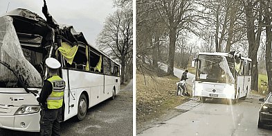 Śmieciarka przy wypadku. Pracownicy Elwoz Eco RATOWALI