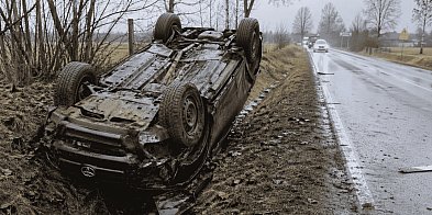 Dachowanie skorodowanej Toyoty