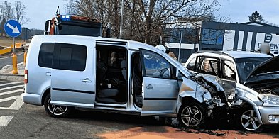 Wypadek w Świątkowie poza bytowską policją