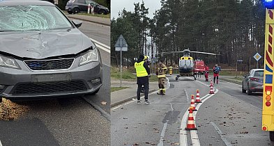 POTRĄCENIE dwóch nastolatek w Lipnicy! Lądował ŚMIGŁOWIEC LPR!-21932