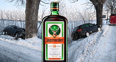Audi, drzewo i… JAGERMEISTER. Nikodem kontra bytowska policja