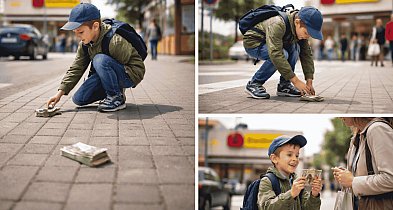 PLIK banknotów znaleziony przy ul. Gdańskiej. Kto zgubił gotówkę?