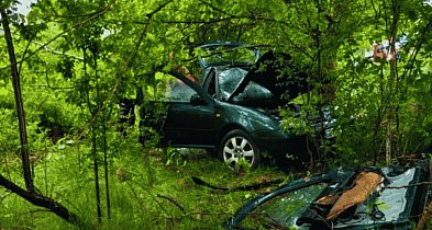 TRAGEDIA pod Kołczygłowami. Samochód wpadł do rowu - nie żyje mężczyzna!
