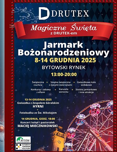 Magiczne Święta w Bytowie. Rusza Jarmark Bożonarodzeniowy z DRUTEX-em-22236