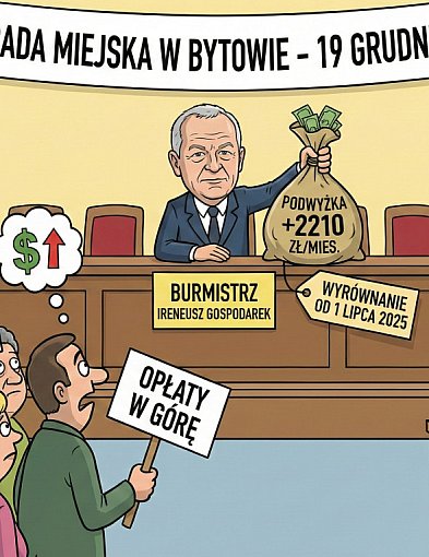 PODWYŻKA dla burmistrza Bytowa. 2210 zł miesięcznie z wyrównaniem od lipca-22443