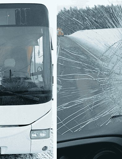 Zamarznięty jogurt JAK POCISK! Zuchwały ATAK WANDALA na autobus PKS Bytów