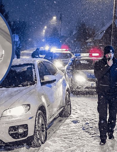 Brawurowa akcja w Czarnej Dąbrówce! Złodziejka luksusowego BMW wpadła na blokadzie